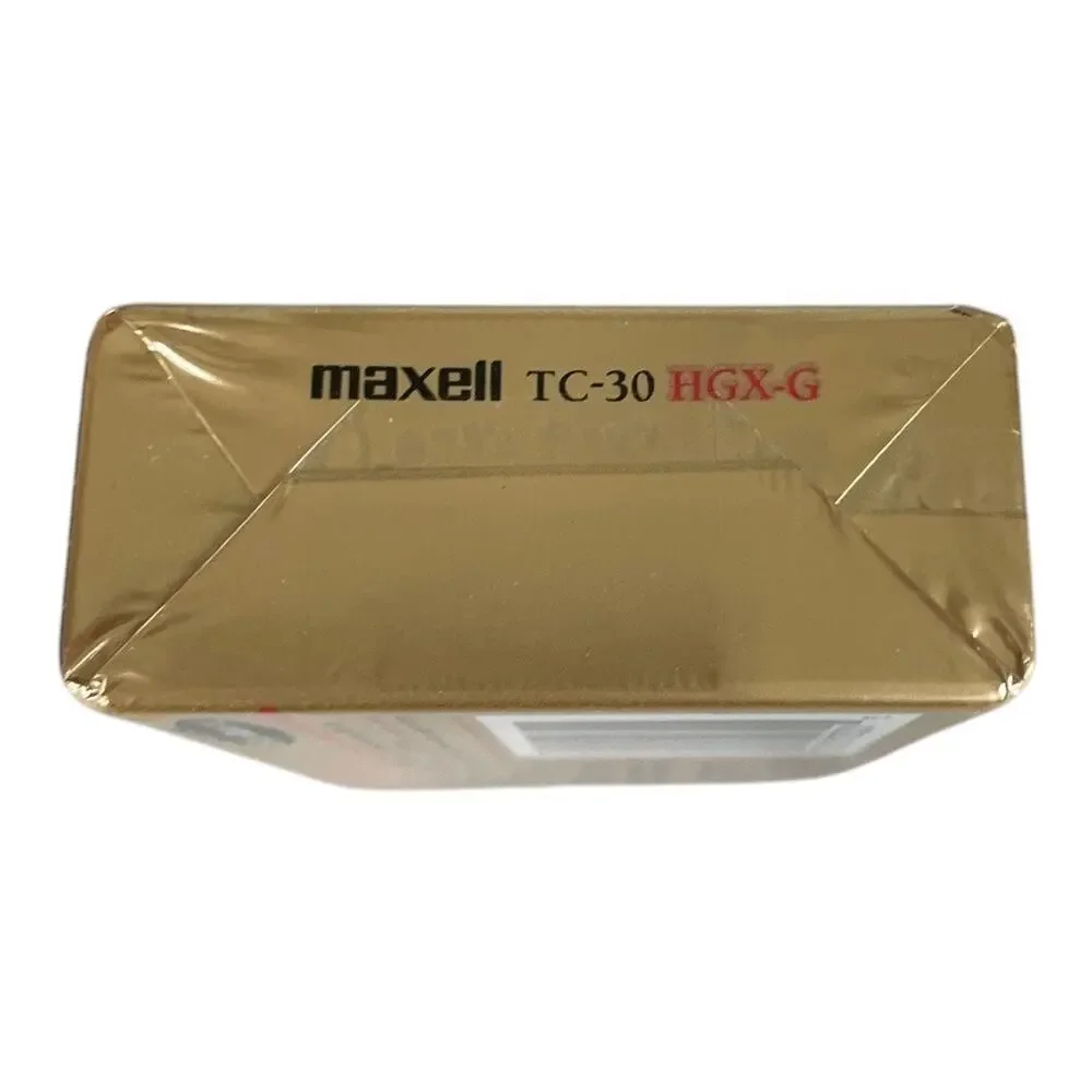 NWT Vintage Maxell HGX-Gold Premium VHS-C Camcorder Videocassette TC-30